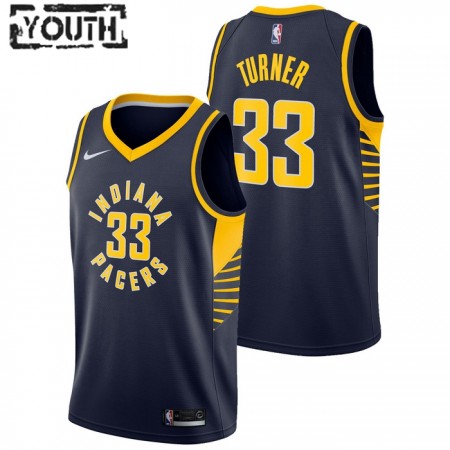 Dres Indiana Pacers Myles Turner 33 Nike 2022-23 Icon Edition Navy Swingman - Dječji
